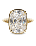 Sterling Silver Elongated Cushion Cocktail Ring
