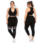 Workout Suits Plus Size Yoga Clothes Tights  Pants