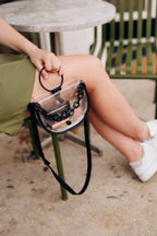 Clear Semi-Circle Crossbody